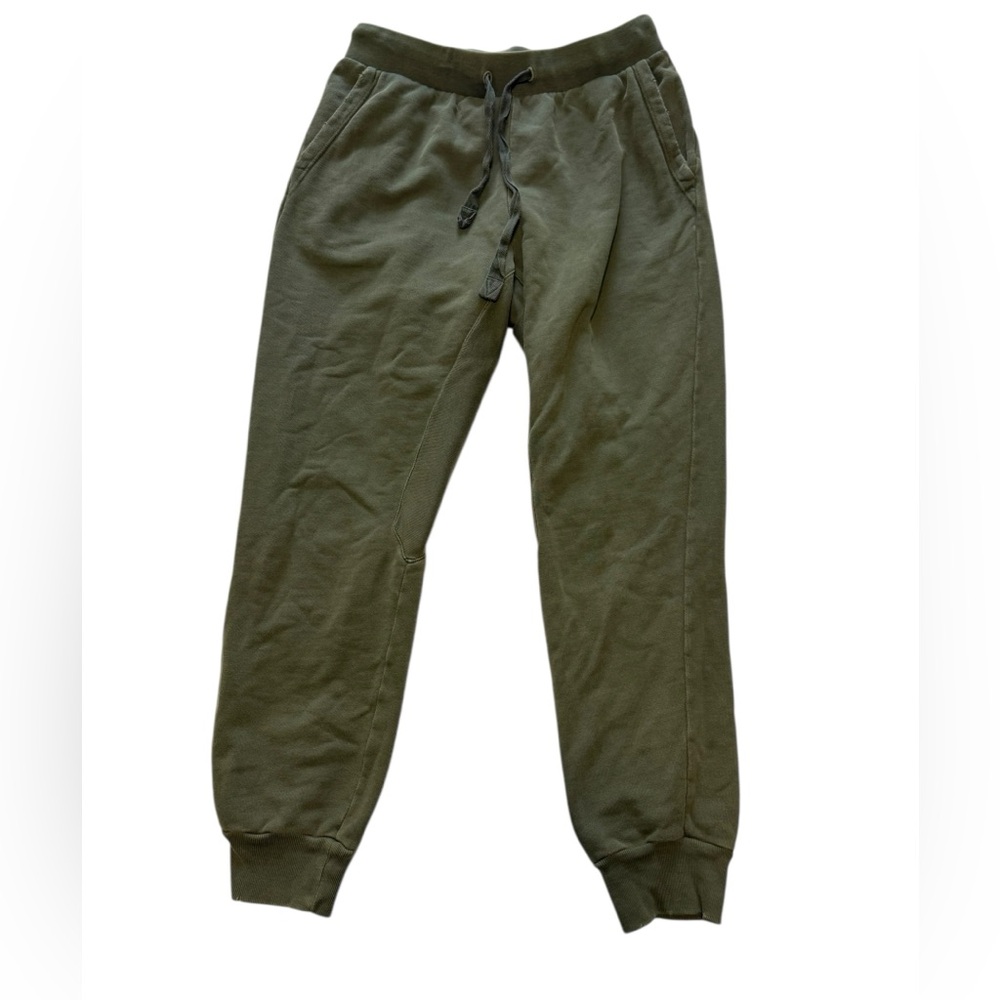frame organic Olive Drawstring Jogger Pants - Women